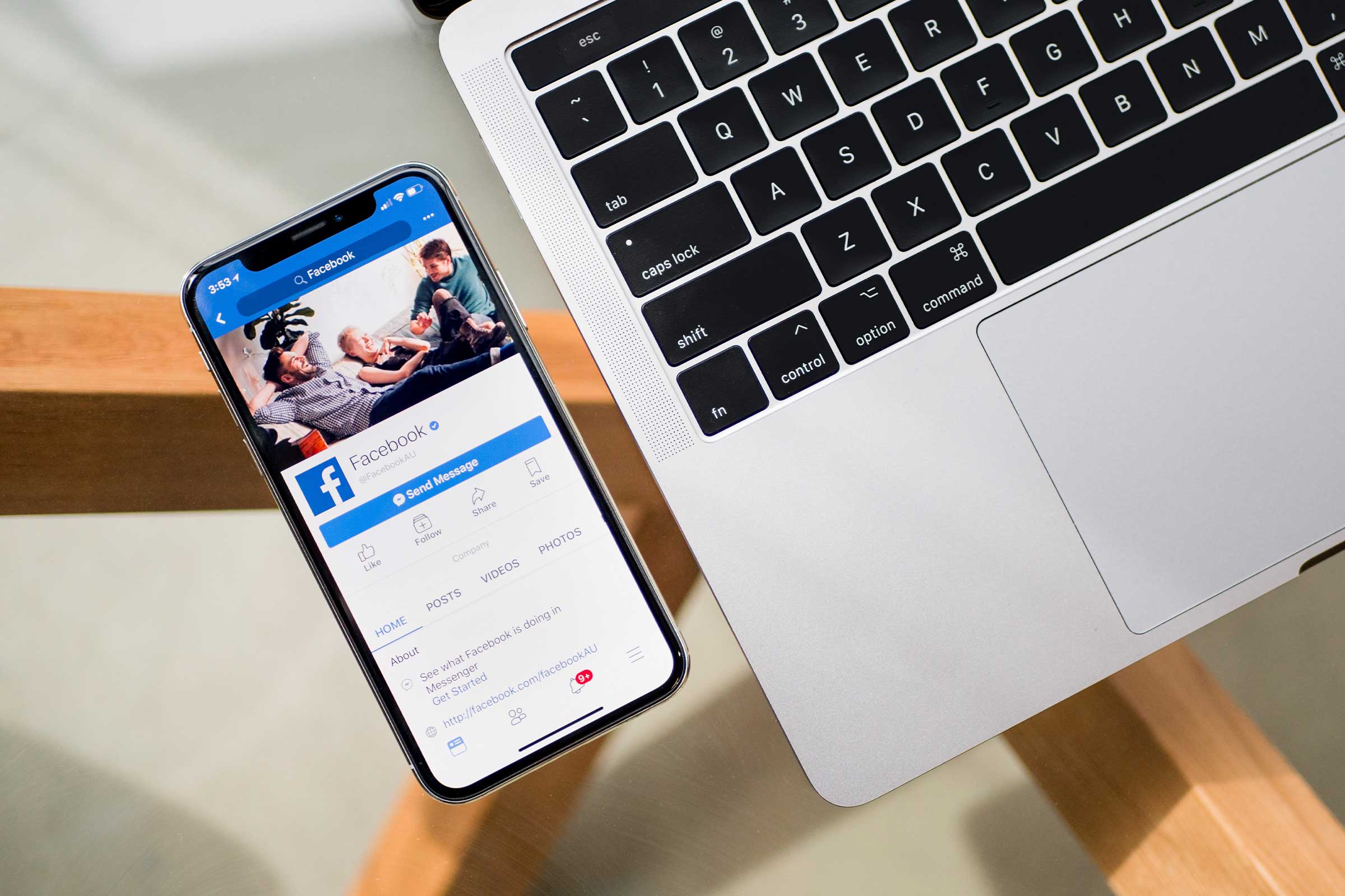 Mobile Phone and Laptop